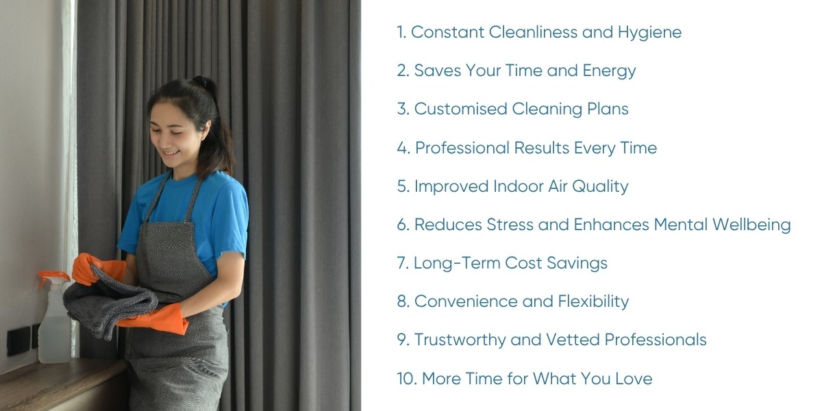 benefits of hiring a maid service