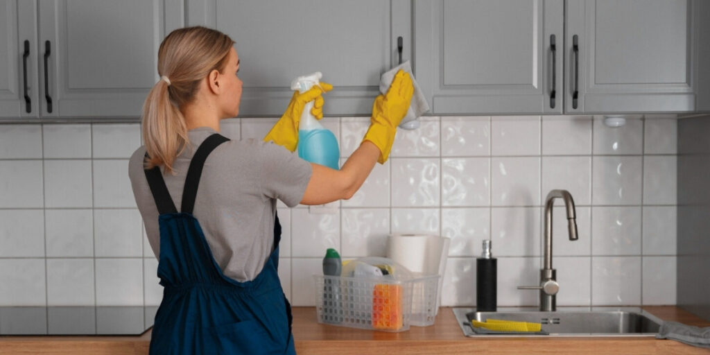 how to deep clean a house